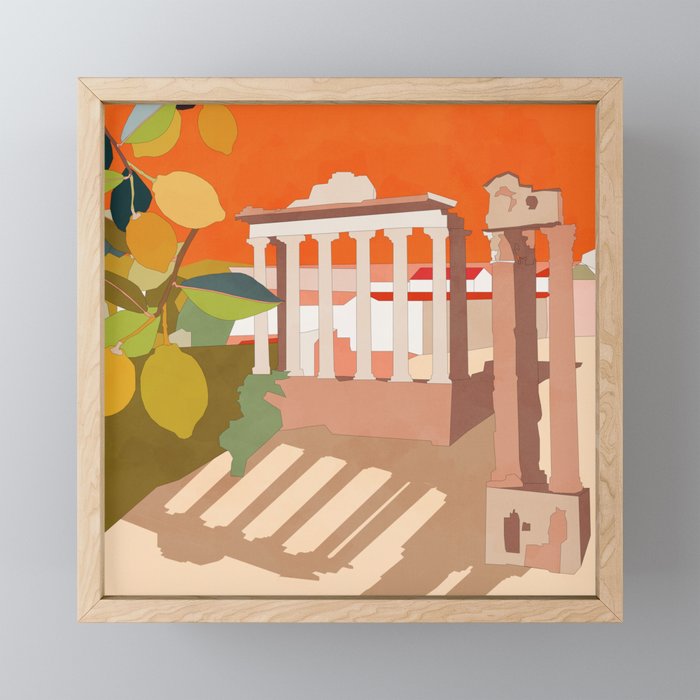Rome travel italy Mini Art Print Gallery Image 1