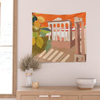 Rome travel italy Wall Tapestry Gallery Image 2