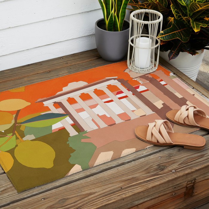 Rome travel italy Outdoor Rug Gallery Image 2