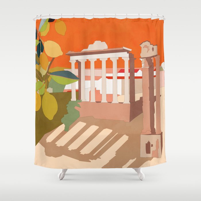 Rome travel italy Shower Curtain Gallery Image 1