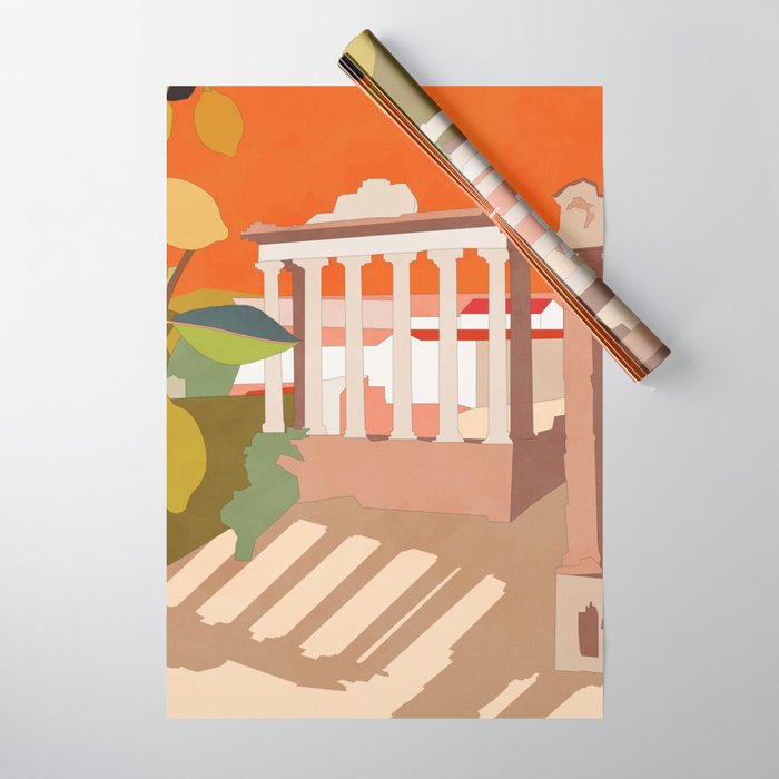 Rome travel italy Wrapping Paper Gallery Image 1