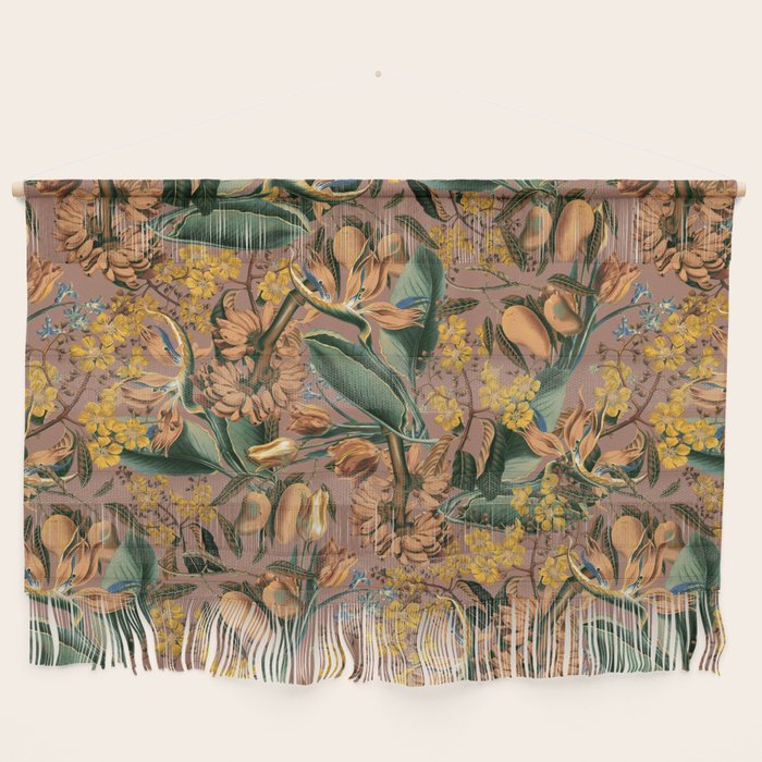 Banana and Leaf Pattern Wall Hanging Gallery Image 1