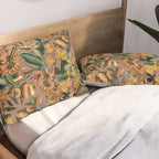 Banana and Leaf Pattern Pillow Sham Gallery Image 2