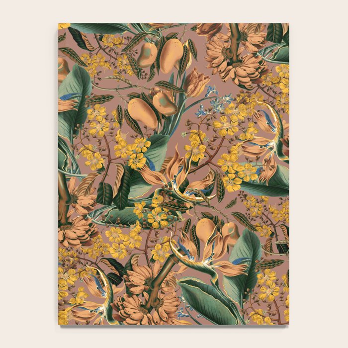 Banana and Leaf Pattern Notebook Gallery Image 4