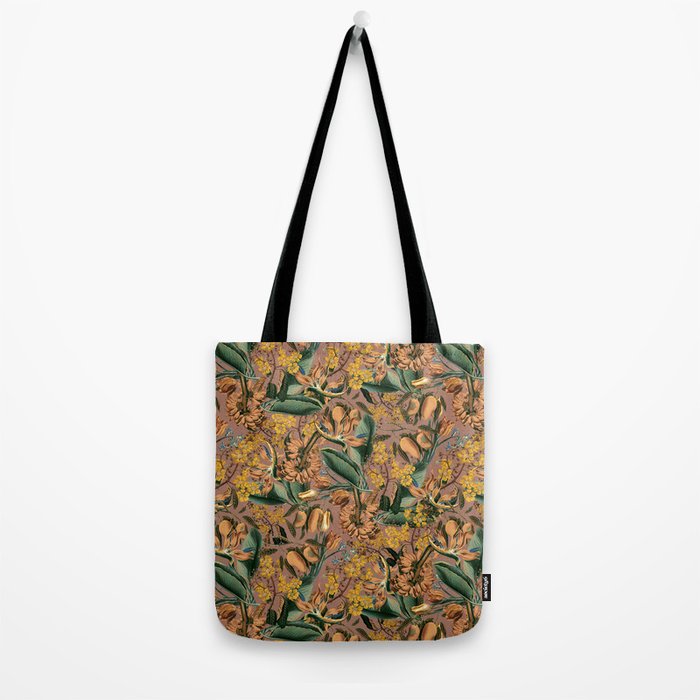 Banana and Leaf Pattern Tote Bag Gallery Image 2