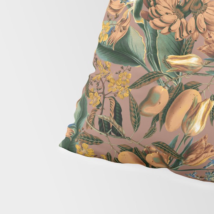 Banana and Leaf Pattern Pillow Sham Gallery Image 4