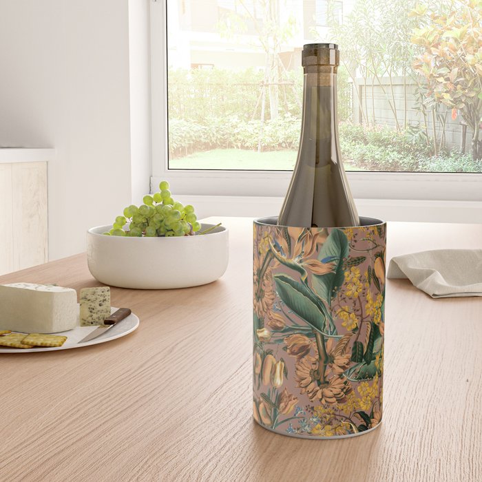 Banana and Leaf Pattern Wine Chiller Gallery Image 4