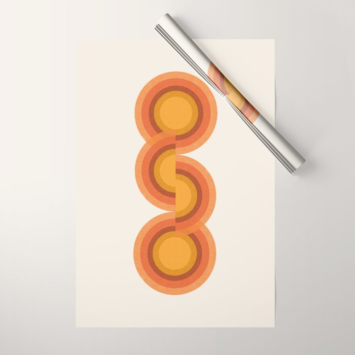 Retro Balance  Wrapping Paper Gallery Image 1