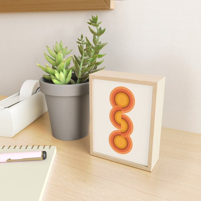 Retro Balance  Mini Art Print Gallery Image 2