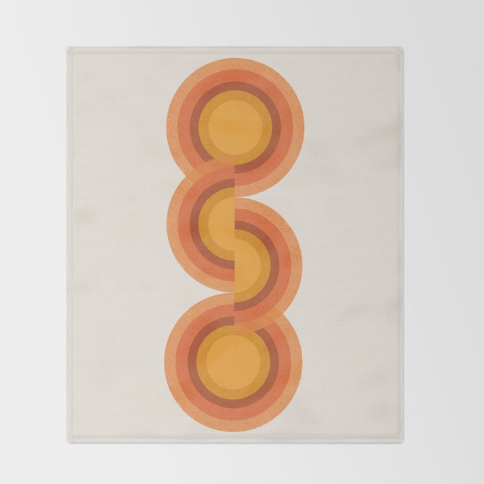 Retro Balance  Throw Blanket Gallery Image 2