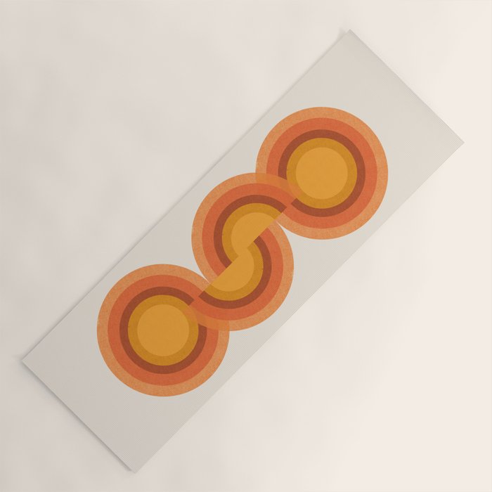 Retro Balance  Yoga Mat Gallery Image 1