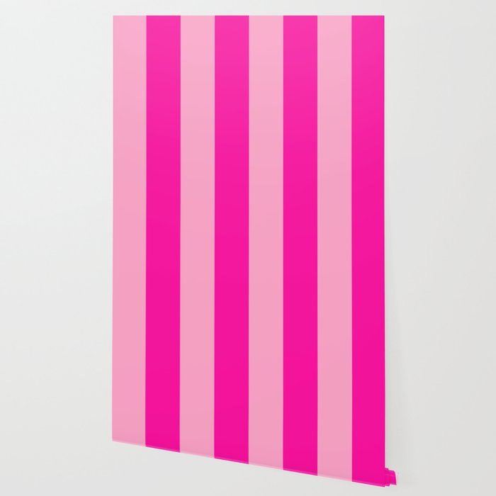 Pink Stripes Preppy Modern Wallpaper Gallery Image 2