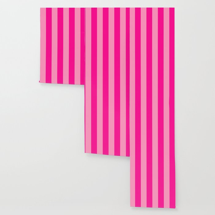 Pink Stripes Preppy Modern Wallpaper Gallery Image 3