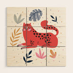 Wild cats Wood Wall Art Gallery Image 1