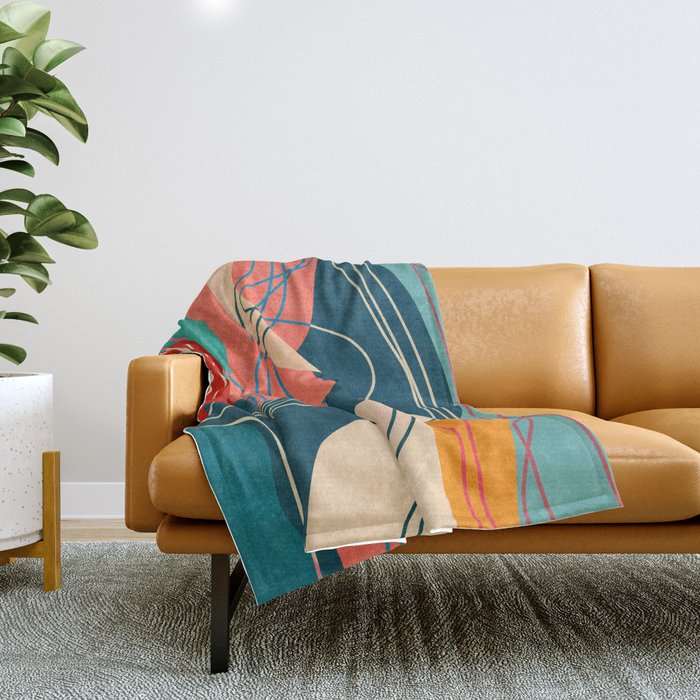 Smoke and ash Throw Blanket Gallery Image 1