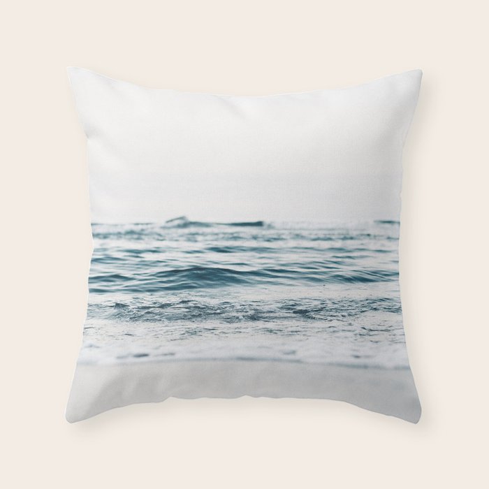 Ocean, waves Throw Pillow Gallery Image 6