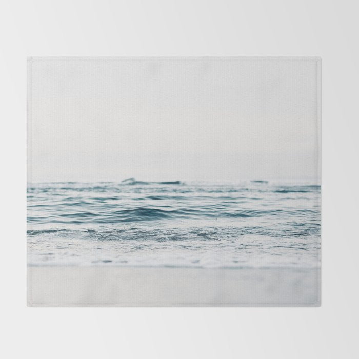 Ocean, waves Throw Blanket Gallery Image 2