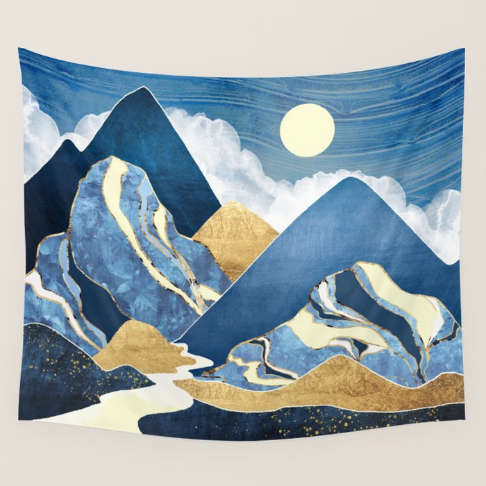 Moon River Wall Tapestry Gallery Image 1