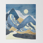 Moon River Throw Blanket Gallery Image 2