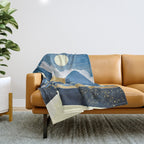 Moon River Throw Blanket Gallery Image 1