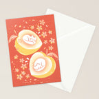 Peach Kitten Stationery Card Gallery Image 2