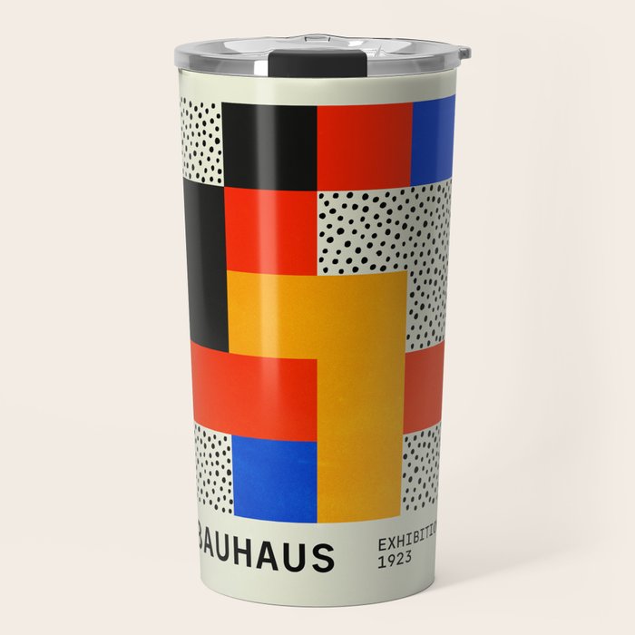 BAUHAUS 01: Exhibition 1923 | Mid Century Series  Travel Mug Gallery Image 1
