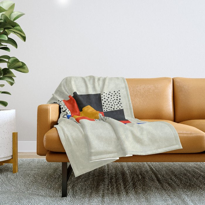 BAUHAUS 01: Exhibition 1923 | Mid Century Series  Throw Blanket Gallery Image 1