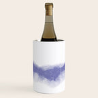 Abstract Watercolor Very Peri Periwinkle Painting Wine Chiller Gallery Image 3