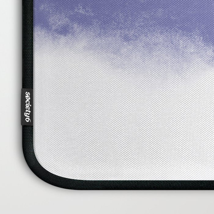 Abstract Watercolor Very Peri Periwinkle Painting Laptop Sleeve Gallery Image 3