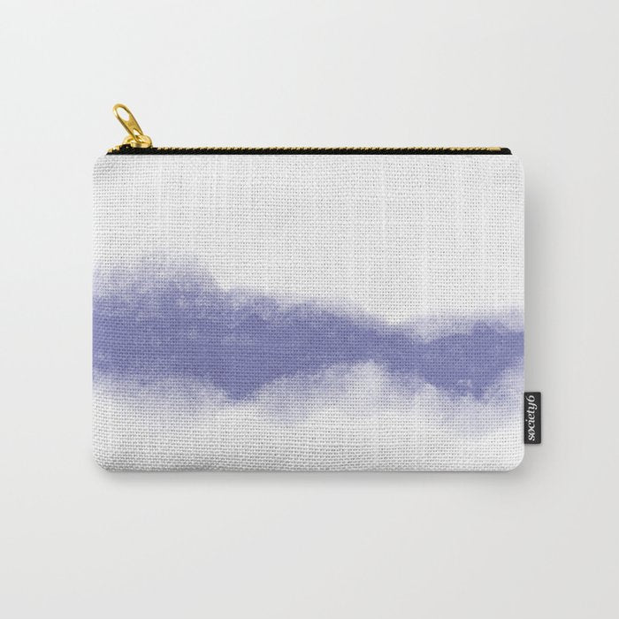 Abstract Watercolor Very Peri Periwinkle Painting Carry All Pouch Gallery Image 1