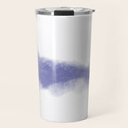 Abstract Watercolor Very Peri Periwinkle Painting Travel Mug Gallery Image 1