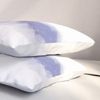 Abstract Watercolor Very Peri Periwinkle Painting Pillow Sham Gallery Image 3