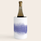 Abstract Watercolor Very Peri Periwinkle Painting Wine Chiller Gallery Image 2