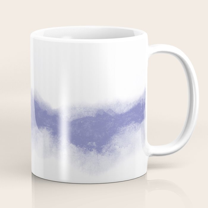 Abstract Watercolor Very Peri Periwinkle Painting Coffee Mug Gallery Image 1