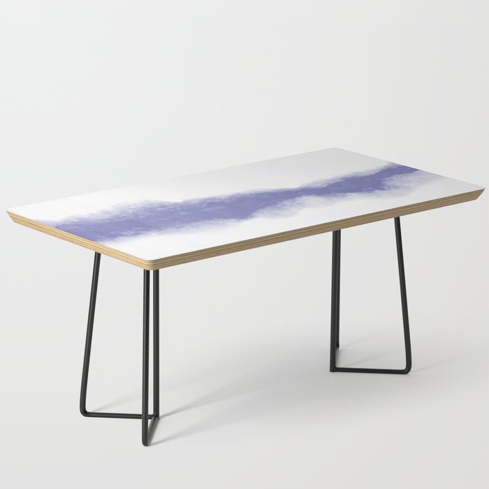 Abstract Watercolor Very Peri Periwinkle Painting Coffee Table Gallery Image 1