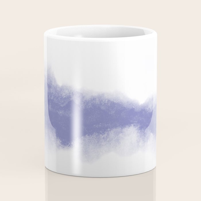Abstract Watercolor Very Peri Periwinkle Painting Coffee Mug Gallery Image 4