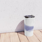 Abstract Watercolor Very Peri Periwinkle Painting Travel Mug Gallery Image 4