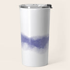 Abstract Watercolor Very Peri Periwinkle Painting Travel Mug Gallery Image 2