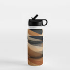 Abstract and Modern Stones Art 1 Water Bottle Gallery Image 1