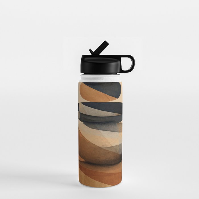 Abstract and Modern Stones Art 1 Water Bottle Gallery Image 1