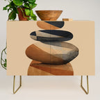 Abstract and Modern Stones Art 1 Credenza Gallery Image 1
