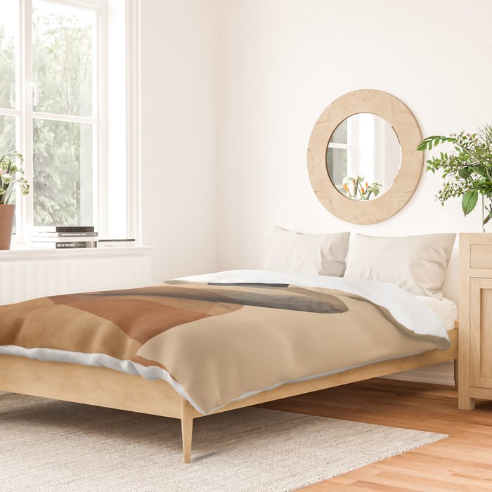 Abstract and Modern Stones Art 1 Duvet Cover Gallery Image 2