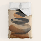 Abstract and Modern Stones Art 1 Comforter Gallery Image 6