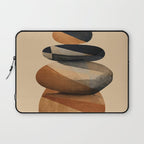 Abstract and Modern Stones Art 1 Laptop Sleeve Gallery Image 1