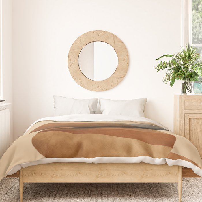 Abstract and Modern Stones Art 1 Duvet Cover Gallery Image 3