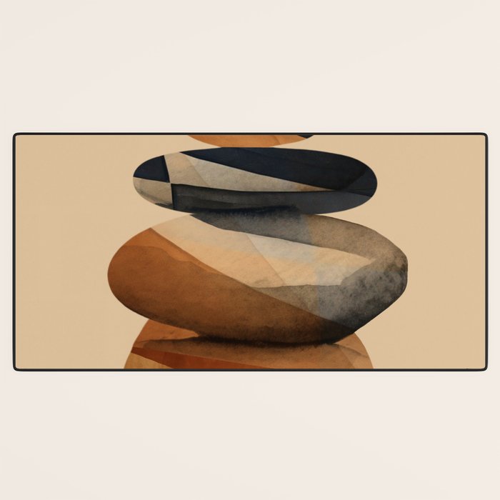 Abstract and Modern Stones Art 1 Desk Mat Gallery Image 3
