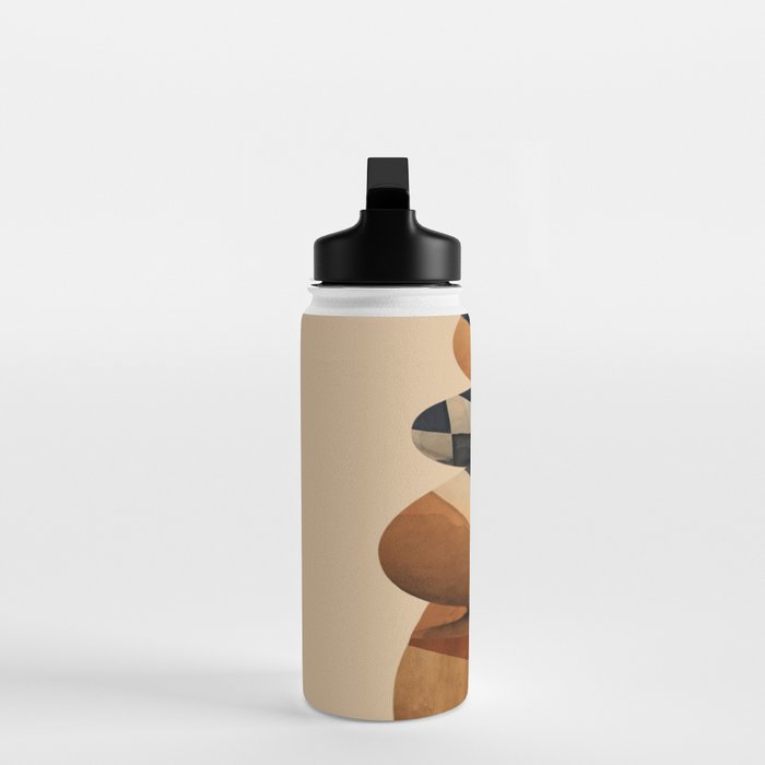 Abstract and Modern Stones Art 1 Water Bottle Gallery Image 3