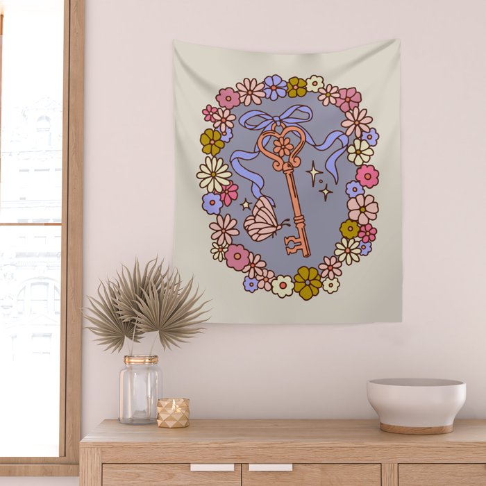 Whimsy Key Wall Tapestry Gallery Image 2