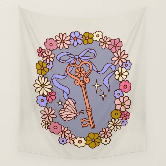 Whimsy Key Wall Tapestry Gallery Image 4