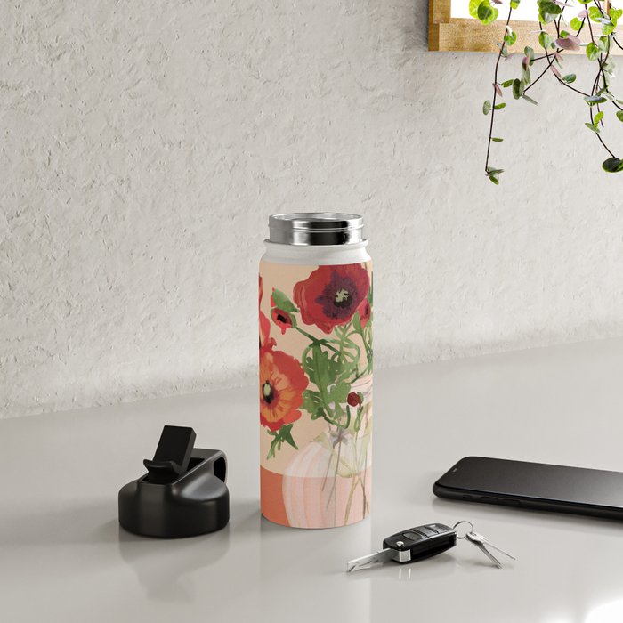 Bouquet of Flowers 3 Water Bottle Gallery Image 4